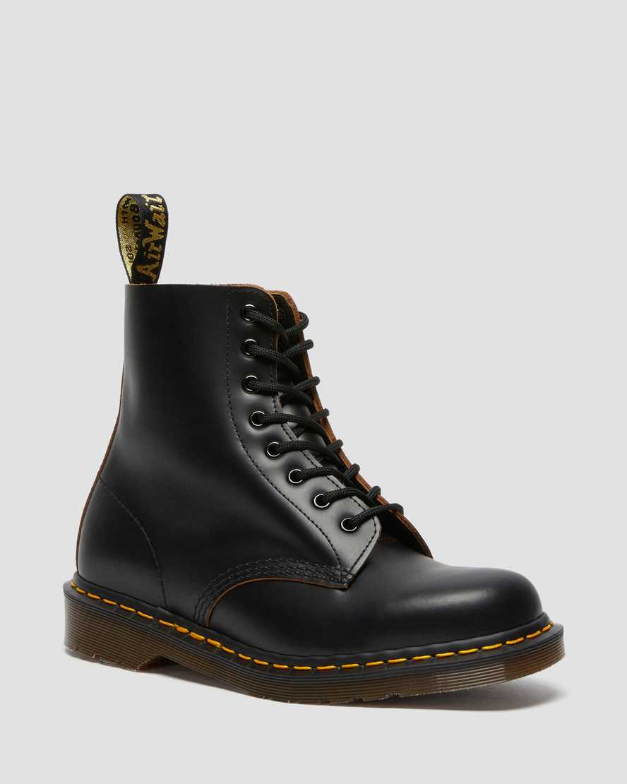 Dr. Martens 1460 Vintage Made In England Snørestøvler Dame Svart [1598WPBEZ]